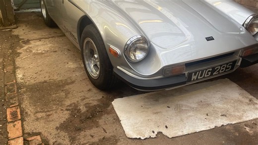 1977 TVR M Series Silver Manual, 4 speed Right Hand Drive...