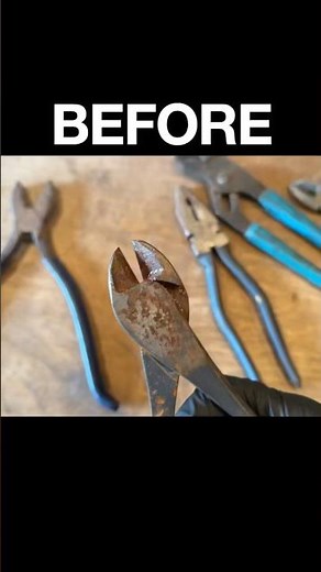 How to remove rust off tools [Cheap way] without harsh chemicals 🚫