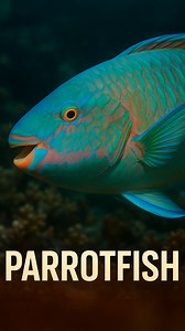 52K views · 547 reactions | Parrotfish poop white sand!  They munch coral, digest algae, and excrete the rest as soft beach sand. Nature’s surprising sand makers! #Parrotfish #NatureFacts | Facts that will blow your mind | Facebook