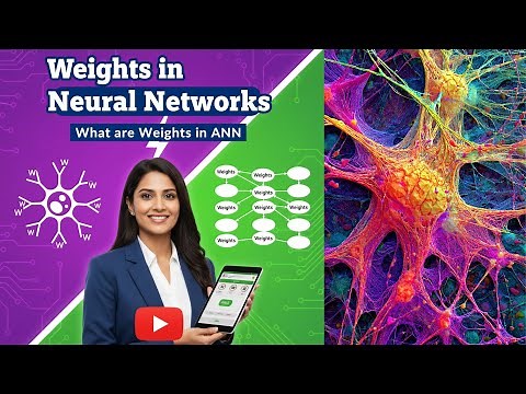 Weights in Neural Networks | What are Weights in ANN | Role of the Weights in Neural Networks