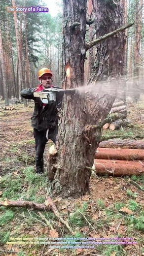 Woodcutting in Action: The Logger at Work 🪓🌲