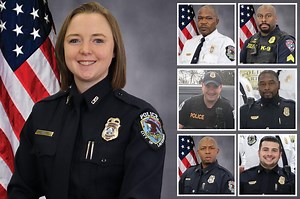 Maegan Hall, Tennessee cop fired for sex romps, on a mechanical bull in Aug. 2022