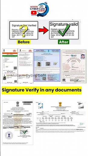 Signature verify in any document | How to verify digital signature in pdf