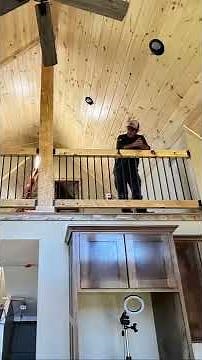 Watch how we built this cool railing from rebar and Timbers