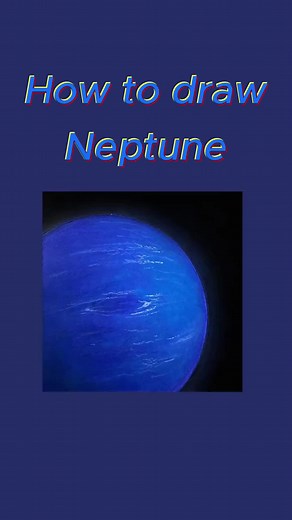 #neptune #art #arttutorial #spacejourney #creativedrawing #ai #Artcommunity #tiktok