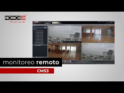 Remote monitoring via Web server in Provision ISR CMS 3