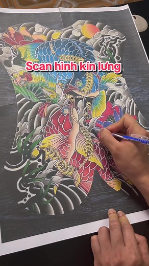 Cách scan hình xăm kín lưng một cách nhanh chóng và đơn giản