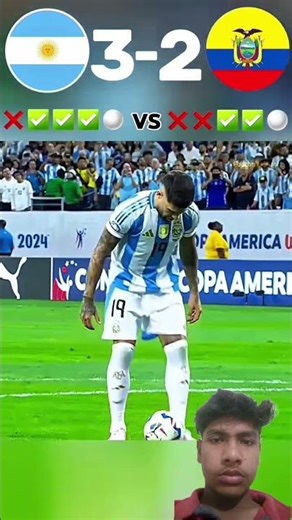 Ecuador vs Argentina. Copa America 2024. | Quarter-Final | Penalty Shootout Highlights. Ecuador (2-4