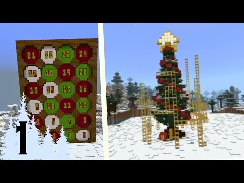 Construction on the North Pole has Begun! | Minecraft Advent Calendar | Day 1 |