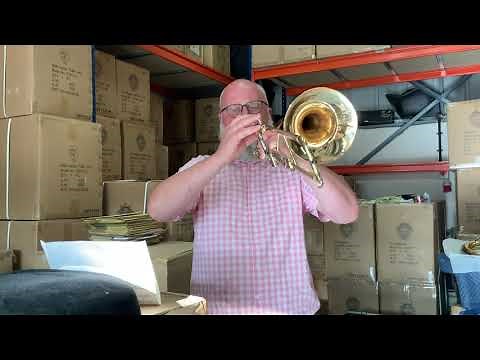 Review and demonstration of Wessex Tubas' Bb Valve Trombone PB901 by John Powell