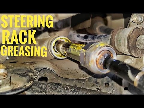 STEERING RACK LUBRICATION | REPAIR | GREASING | PINION | HARDNESS | NOISE | HOW TO