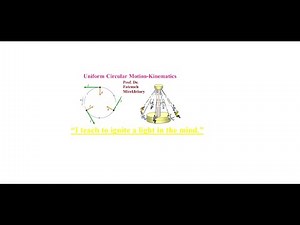 Uniform Circular Motion Kinematics