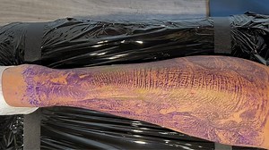 Full time lapse of this black and grey elephant | Chrissy Lee Tattooist