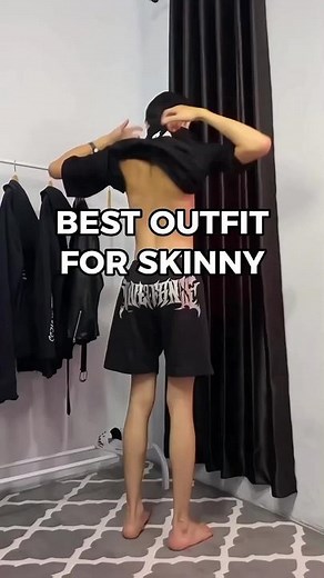 OUTFIT IDEAS FOR SKINNY MEN🖤🤍🖤 CHECK ON THE YELLOW BASKET ☝️ #skinnyoutfit #outfitideaformen #ootdmen #glowuptips #tiktokfinds #aestheticoutfit #jhaztinstyle