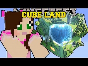 Minecraft: CUBE LAND (BIOMES IN CUBES!) Mod Showcase