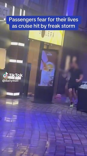 Royal Caribbean Explorer of The Seas Encounters Rough Seas During Transatlantic Journey