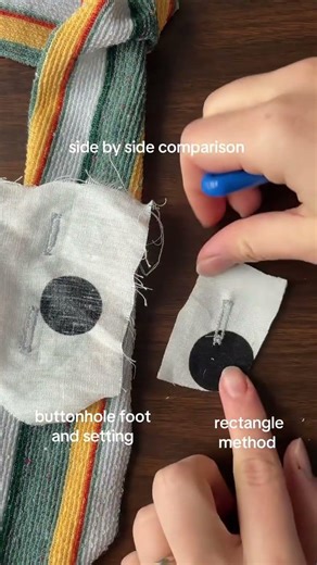 sew buttonholes on a machine #sewingmachine #crafting #diy #beginnersewing