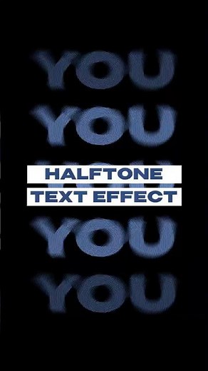 How to Create a Stunning Halftone Text Effect in Minutes I Adobe Photoshop tutorial