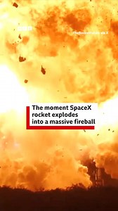 An eyewitness' video captured the moment a SpaceX Starship rocket exploded into a gigantic fireball when preparing for a flight test. The incident occurred Wednesday night local time at the Massey's Testing Center in Texas, US. In a statement, the company said no injuries were caused. They said there were no hazards to the surrounding communities and asked people not to approach the area. | BBC News India