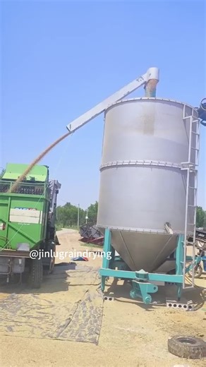 Grain dryer cut labor and extend storage!#laborsaving #dryer #grain #moreincome #machine
