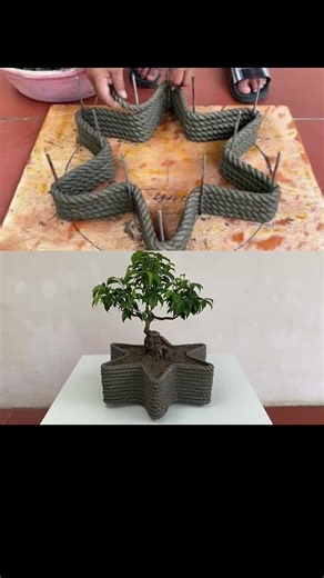 How Beautiful Gardening Ideas Super Cute From Rope Old And Cement #craft #making #viralvideo #crafting
