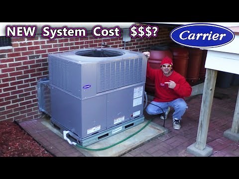 Cost of Carrier HVAC Unit Installation 48VL Propane King's Mechanical