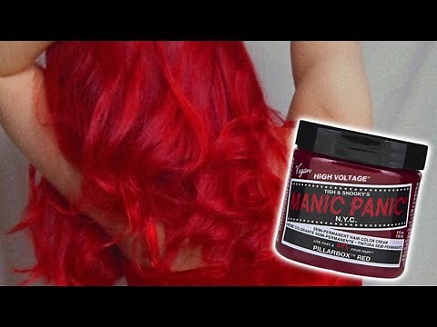 I Dyed My Hair Bright Red! | Manic Panic (Pillarbox Red)