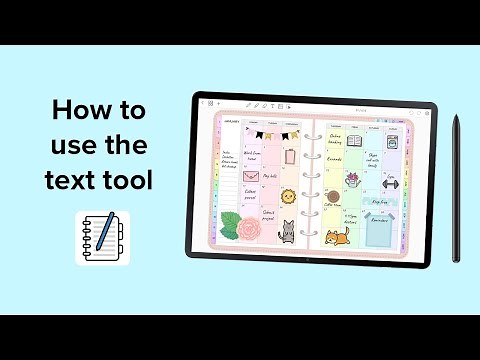 How to use the text tool | Penly app tutorial