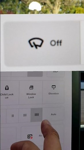How to turn on Windshield Wipers Tesla Model 3 & Y