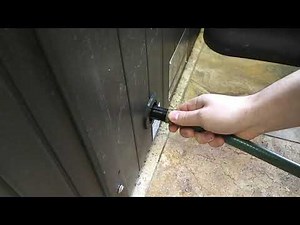 Connect garden hose to drain valve