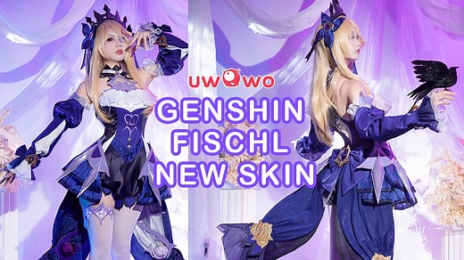 4.7K views · 147 reactions | Have you got Fischl's new skin in the game yet? ⚡️ If not, have a closer a look on our costumes first!✨ CN @coser_pumpkin, M size ✨Btw, Fischl default costume M and XL sizes are in stock now. #UwowoCosplay #GenshinImpact #genshinimpactcosplay #FischlGenashinImpact #FischlCosplay #Fischl | Uwowo Cosplay | Facebook