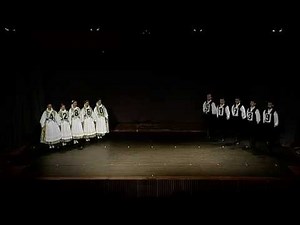 Merge sort with Transylvanian saxon German folk dance