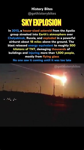 When 500 Kilotons of TNT Exploded Over Russia in Broad Daylight #shorts