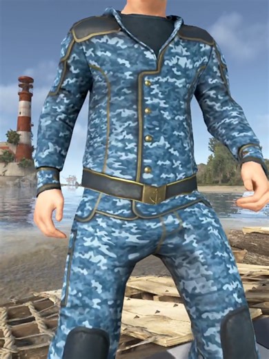 Naval Camo Clothing! #Rust #rustgame #Rustworkshop #rustskins #rustclips #rustconsole #rustgameplay #gaming #fyp