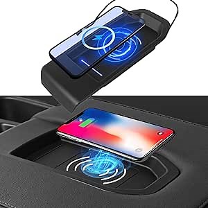 Amazon.com: Xipoo Wireless Charger Compatible with 2019-2021 Chevy Silverado GMC Sierra Wireless Charger Tray 15W Fast Jump Seat Replacement for 19-21 Chevy Silverado Accessories : Automotive