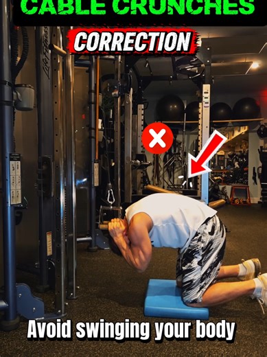Cable crunches are a weighted abdominal exercise performed kneeling at a high-pulley cable machine, designed to target the rectus abdominis through consistent resistance. The constant tension from the cable provides superior resistance compared to bodyweight exercises. #cablecrunches #abs #core #abdominal #crunches