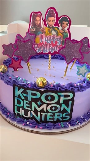 Creative K-Pop Demon Hunters Cake Ideas