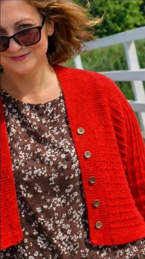 Modern Retro Cardigan Knitting Pattern