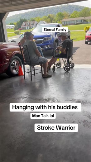 Hanging with the guys#eternalfamily #strokesurvivor #strokewarrior #s... #fyp #reel #fblifestyle | Penelope Mitchell