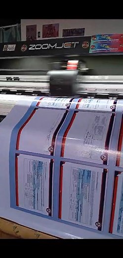 8 Colours Printing Services on Reels