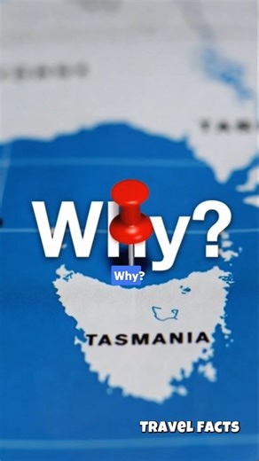 Why almost nobody lives in Tasmania 🇦🇺 🌏 #geography #map