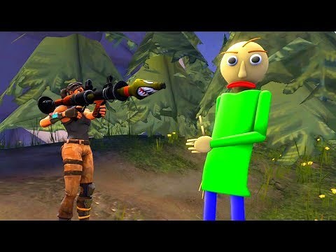 Baldi Plays Fortnite (Baldi's Basics SFM)