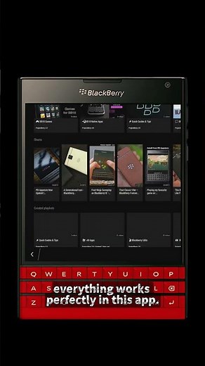 working youtube app on the #blackberry #blackberry10 #2026