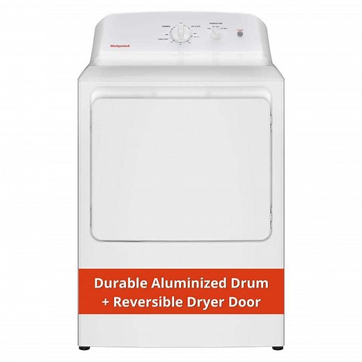 Reviews for Hotpoint 6.2 cu. ft. vented Electric Dryer in White with Auto Dry | Pg 1 - The Home Depot