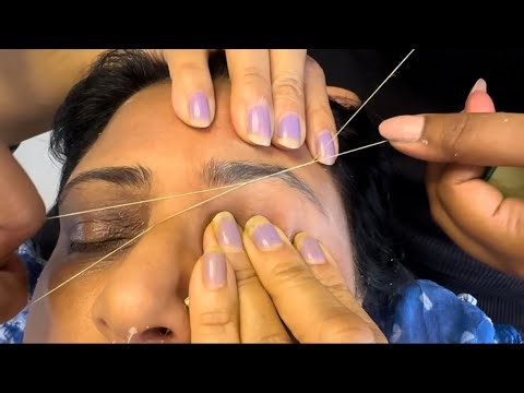 How To Do Eyebrow Threading Perfectly 💯