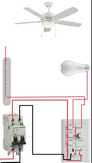 Ceiling Fan and Light Connection with MCB & Switch Board | Step-by-Step Guide in hindi