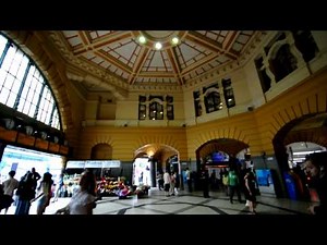 Inside Flinders Street Station