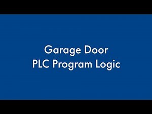 Garage Door PLC Program Logic
