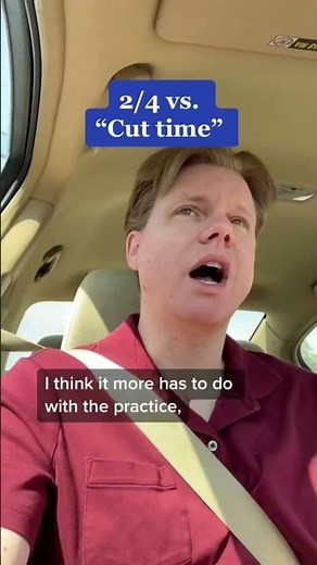 🚦 🎼 2/4 vs. “Cut Time” #MusicTheory #MusicTeacher #timesignature