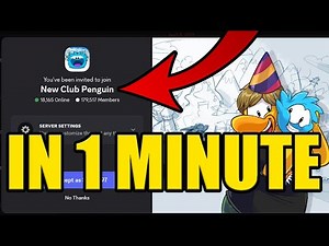 HOW to JOIN NEW CLUB PENGUIN DISCORD SERVER ✅PC & MOBILE✅